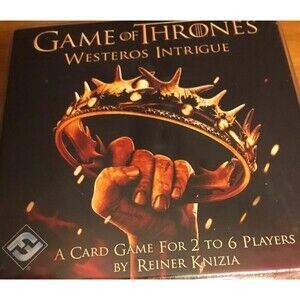 Game Of Thrones Westeros Intrigue Card Game Fantasy Flight New Sealed 2 6 Player